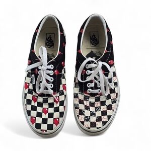 Vans IT Pennywise Era Sneakers – Horror Clown Checkerboard Balloon Shoes
